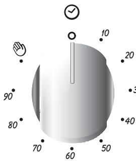 CANDY CGM 6722 SHW - USING THE END OF COOKING TIMER - 1