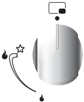 CANDY CGM 6722 SHW - UTILIZZO DEI BRUCIATORI A GAS DEL PIANO DI COTTURA - 1
