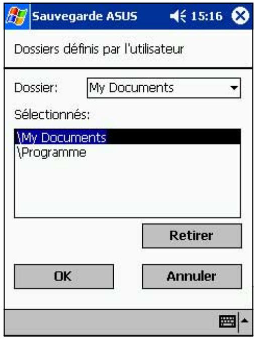 ASUS MYPAL A620 - Sauvegarder uniquement les données PIM de votre Pocket PC: - 2