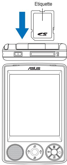 ASUS MYPAL A632N - Installer et(ATR)retirer une carte SD/MMC/SDIO - 1