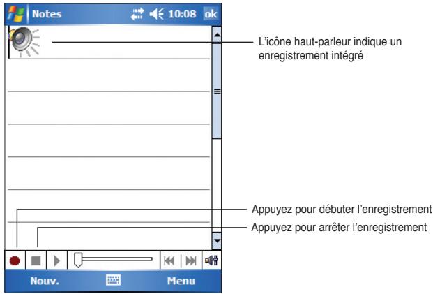 ASUS MYPAL A632N - Pour creer un enregistrement: - 1