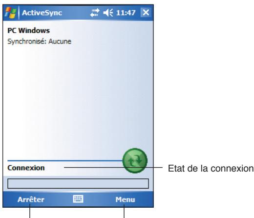 ASUS MYPAL A632N - Pour initier manuellement la synchronisation: - 1