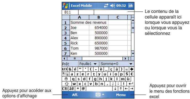 ASUS MYPAL A636N - Excel mobile - 1