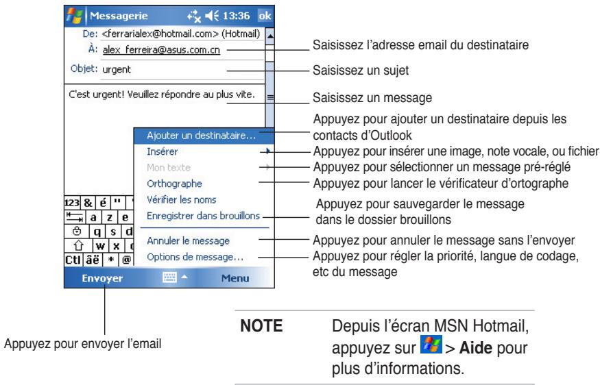 ASUS MYPAL A636N - Pour lancer MSN hotmail: - 2