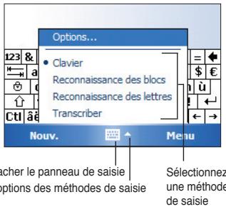 ASUS MYPAL A636N - Pour saisir avec le clavier logiciel : - 1