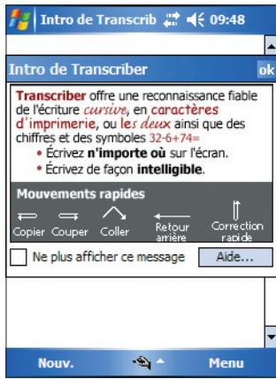 ASUS MYPAL A636N - Pour utiliser le transcipteur: - 1