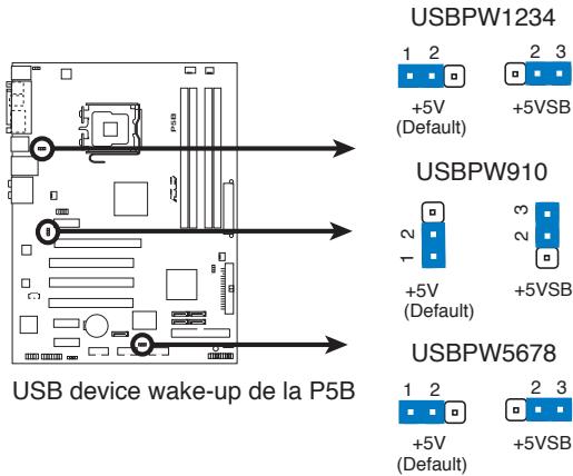 ASUS P5B - USB device wake-up (3-pin USBPW1234, USBPW5678, USBPW910) - 1