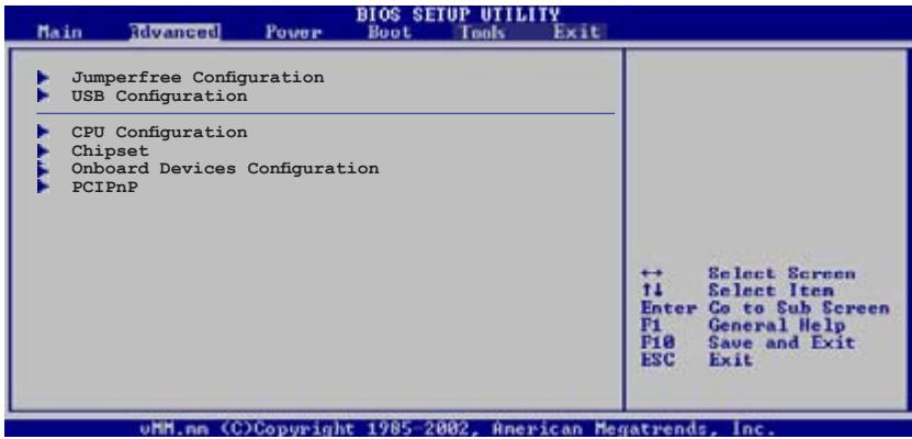 ASUS P5B - Advanced menu (menu avancé) - 2