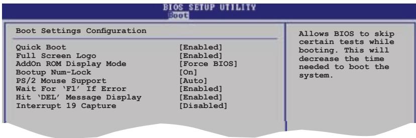 ASUS P5B - Boot Settings Configuration - 1