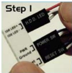 ASUS P5B - Q-Connector (system panel) - 1