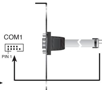 ASUS P5B - Connecteur de port série (10-1 pin COM1) - 2