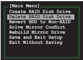 ASUS P5B - Supprimer un ensemble RAID - 1