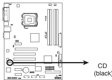 ASUS P5B - Connecteur audio du lecteur optique (4-pin CD) - 1