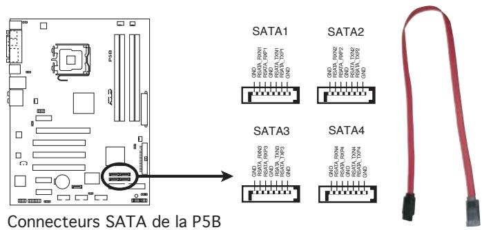 ASUS P5B - Connecteurs SATA ICH8 (7-pin SATA1, SATA2, SATA3, SATA4) - 1