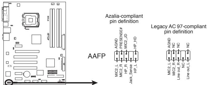 ASUS P5B - Connecteur audio en façade (10-1 pin AAFP) - 1