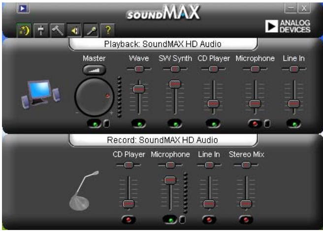 ASUS P5B - Utilitaire SoundMAX® High Definition Audio - 3
