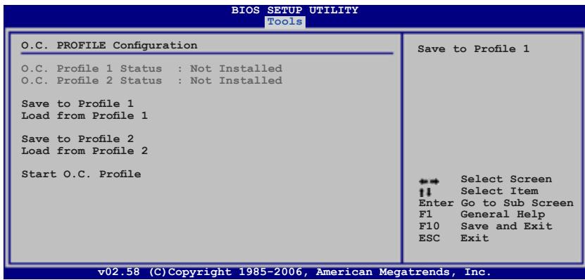 ASUS P5B - ASUS O.C. Profile - 1