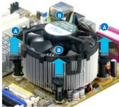 ASUS P5B - Désinstaller le dissipateur et le ventilateur du CPU - 3