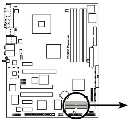 ASUS P5GD2 - Connecteurs IDE RAID (40-1 pin PRI RAID1 [red], SEC RAID1 [red]) - 2