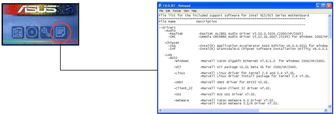 ASUS P5GD2 - Filelist - 1