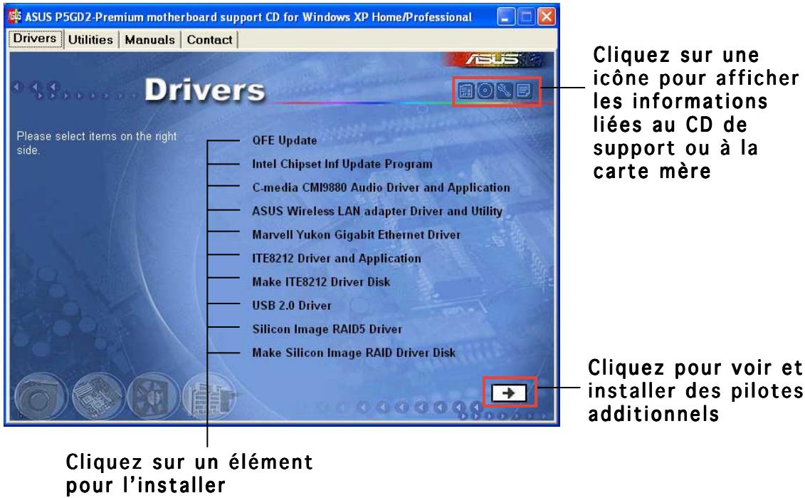 ASUS P5GD2 - Lancer le CD de support - 1