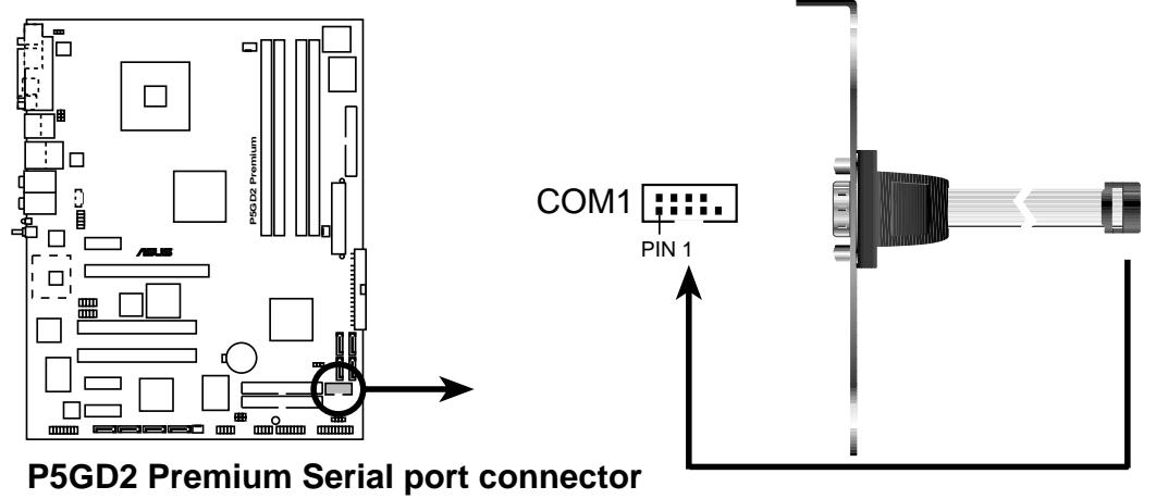 ASUS P5GD2 - Connecteur Serial port (10-1 pin COM1) - 1