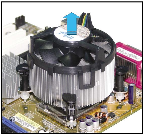 ASUS P5GD2 - Désinstaller l'ensemble dissipateur-ventilateur du CPU - 4
