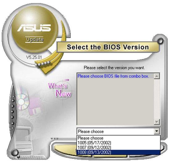 ASUS P5GD2 - Mise à jour du BIOS depuis l'Internet - 5