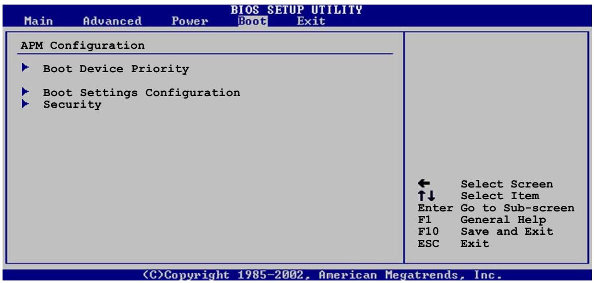 ASUS P5GD2 - Boot menu - 1