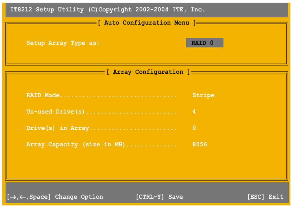 ASUS P5GD2 - Auto-configurerune arrayRAID - 1