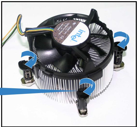 ASUS P5GD2 - Désinstaller l'ensemble dissipateur-ventilateur du CPU - 5