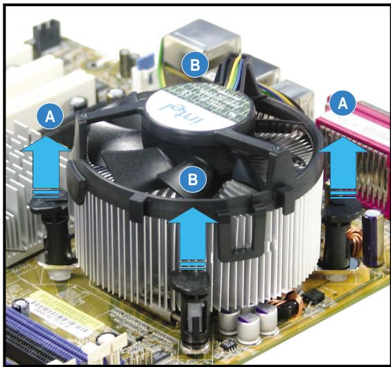 ASUS P5GD2 - Désinstaller l'ensemble dissipateur-ventilateur du CPU - 3