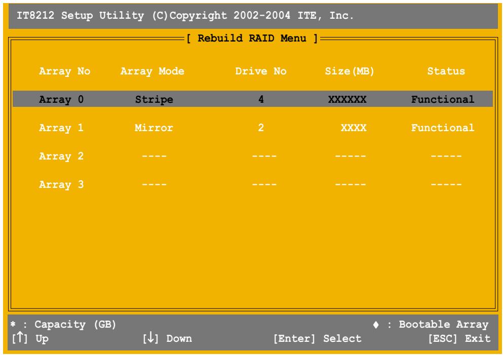 ASUS P5GD2 - Reconstruire une array RAID - 1