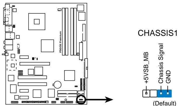 ASUS P5GD2 - Connecteur Chassis intrusion (4-1 pin CHASSIS1) - 1