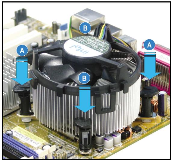 ASUS P5GD2 - Installer le dissipateur et le ventilateur du CPU - 8