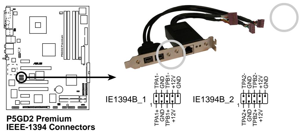 ASUS P5GD2 - Connecteurs IEEE 1394 - 1