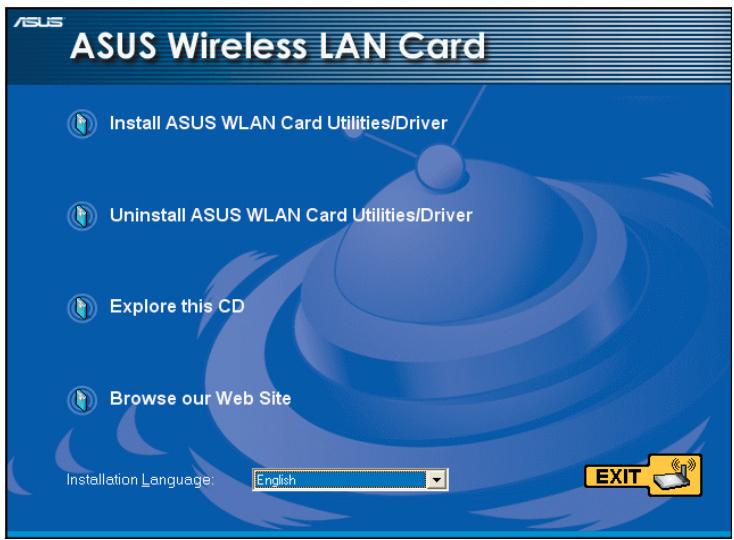 ASUS WIFI-TV - Pour installer le pilote et les utilisateurs wifi: - 1