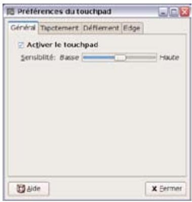ASUS EEE PC 4G SURF - Touchpad - 1