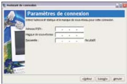 ASUS EEE PC 4G SURF - Utilisation d'une IP statique: - 2