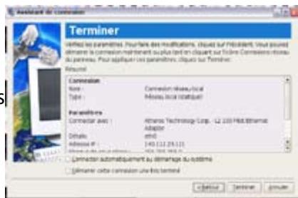 ASUS EEE PC 4G SURF - Utilisation d'une IP statique: - 6