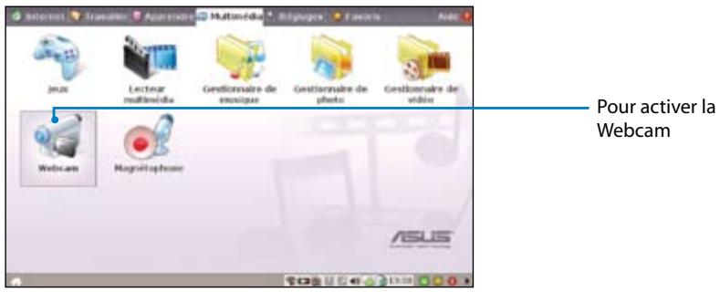 ASUS EEE PC 4G SURF - Webcam (en option) - 1