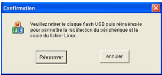 ASUS EEE PC 4G SURF - Choisissez copier les fichiers images eee PC sur le disque flash USB et le rendre bottle puis cliquez sur exécuter. - 4