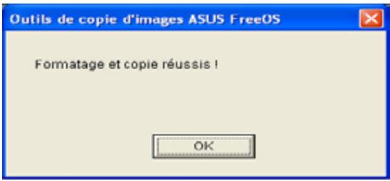 ASUS EEE PC 8G - Choisissez copier les fichiers images eee PC sur le disque flash USB et le rendre bottle puis cliquez sur exécuter. - 5