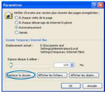 ASUS EEE PC 8G - Fichiers internet temporaires IE - 2