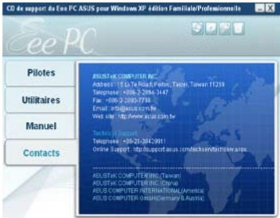 ASUS EEE PC 8G - Contact - 1