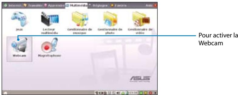 ASUS EEE PC 8G - Webcam (en option) - 1