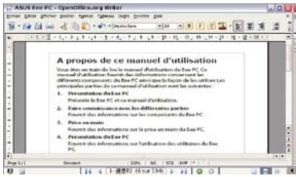 ASUS EEE PC 8G - Accéder à des fichiers - 5