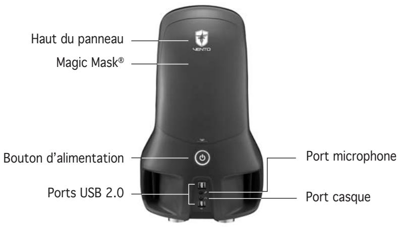 ASUS VENTO 3600 - Caracteristiques du panneau avant - 1