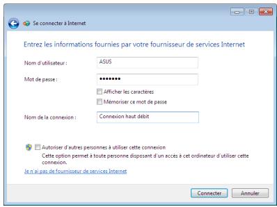 ASUS EEEBOX EB1501 - Suivez les étapes suivantes si vous utilisez une connexion pppoe - 3