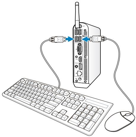 ASUS EEEBOX EB1501 - Connexion de périphériques USB - 1